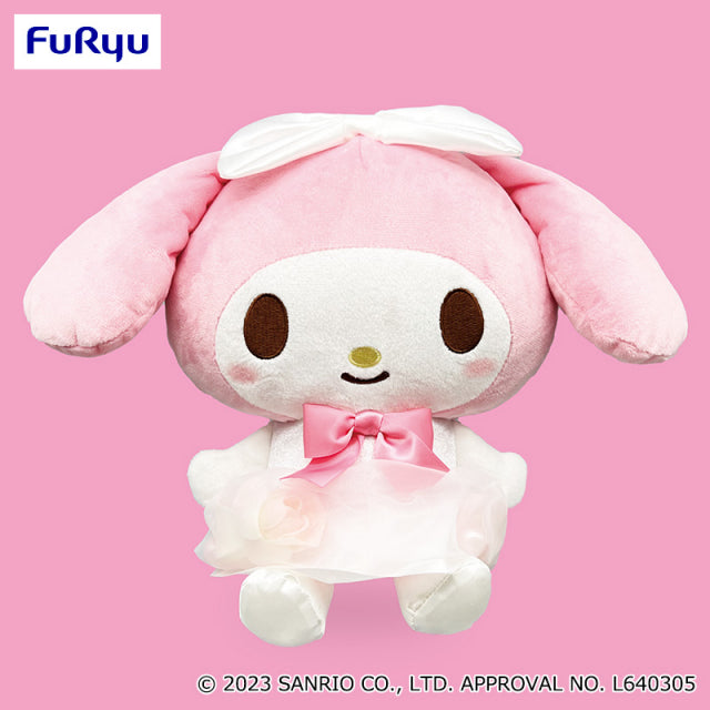 Sanrio - My Melody White Flower Dress Plush 35cm (FURYU) PREORDER MAY