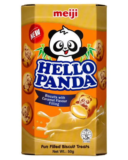 Hello Panda - Biscuits with Caramel Flavoured Filling (50g) (MEIJI)