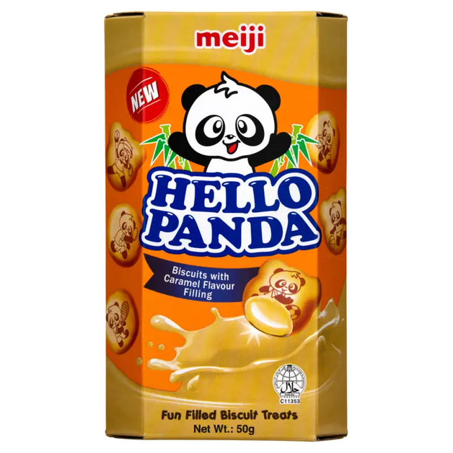 Hello Panda - Biscuits with Caramel Flavoured Filling (50g) (MEIJI)