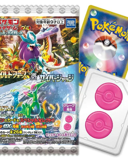 Pokemon - Scarlet & Violet: Temporal Forces Gummy and Japanese Trading Card (TAKARA TOMY ARTS)