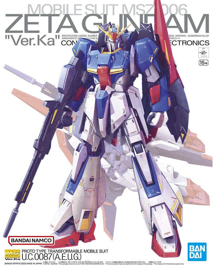 MG 1/100 Ver.KA Zeta Gundam Model Kit (BANDAI)