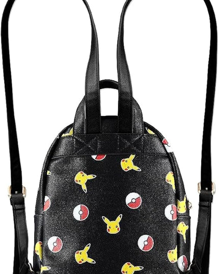 Pokémon - Pikachu Mini PU Backpack (Pikachu & POKEBALL Pattern) (DIFUZED)