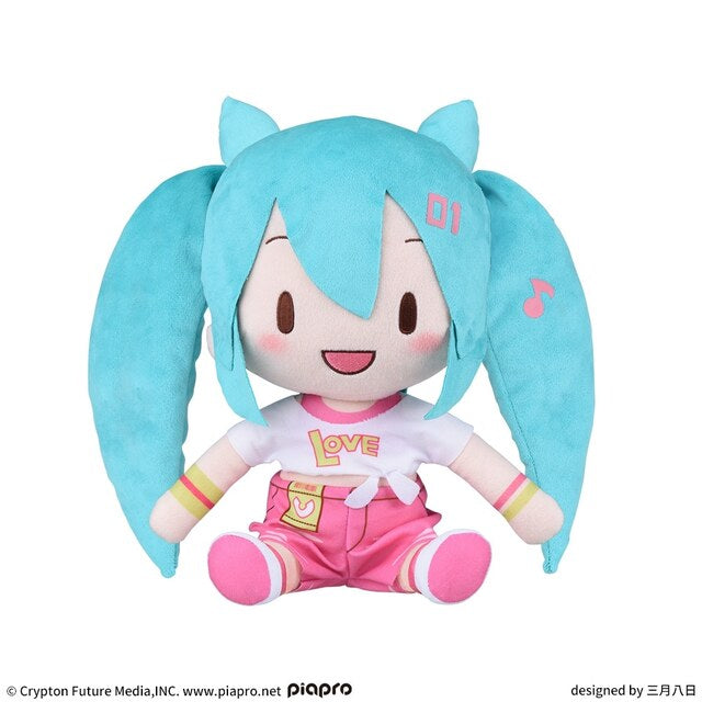 Hatsune Miku - Fluffy Petite L Hatsune Miku Live Cheering Plush 27cm (SEGA)