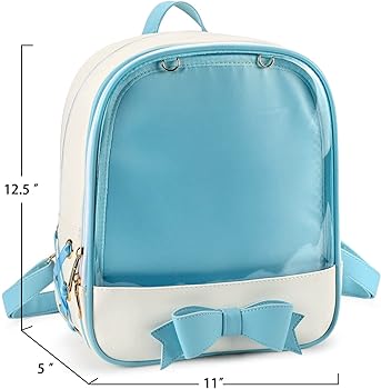 Ita Bag - Sailor Moon Inspired BLUE ITA Backpack Bag with Bow (Medium Duty)