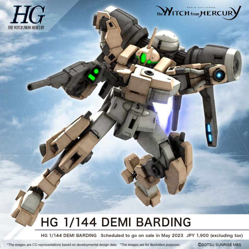 HG 1/144 Demi Barding - Gundam Model Kit - The Witch from Mercury (BANDAI)