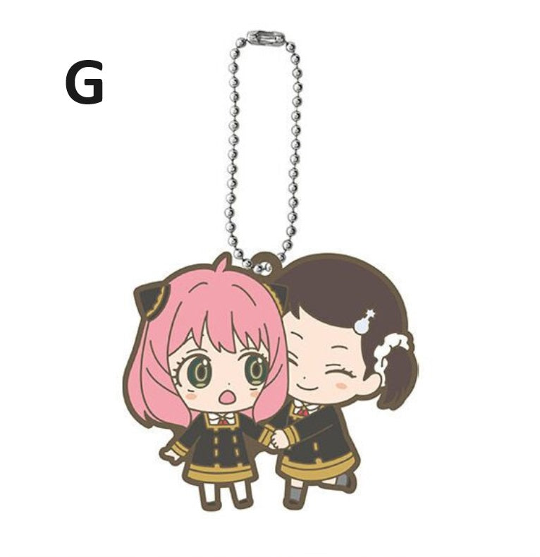 Spy x family - Capsule Rubber Mascot 4 keychain (BANDAI) (SELECT OPTION)