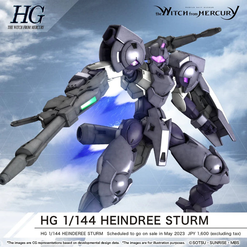 HG 1/144 Heindree Strum - The Witch from Mercury - Gundam Model Kit (BANDAI)