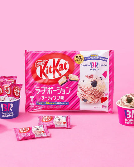 KitKat - Baskin Robins Rasberry Ripple Ice Cream (Love Potion) Flavour SINGLE (NESTLE)