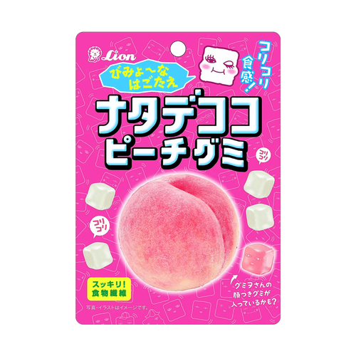 LION - Nata de Coco Peach Gummy (44g)