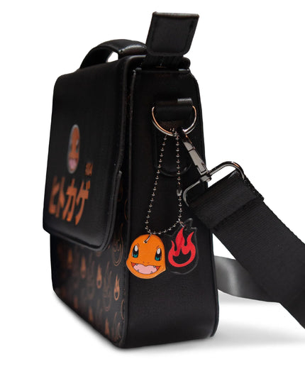 Pokémon - Charmander Medium Shoulder Bag (Embossed Logo) (DIFUZED)