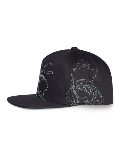 Naruto Shippuden - Outline Characters Snapback Cap (DIFUZED)