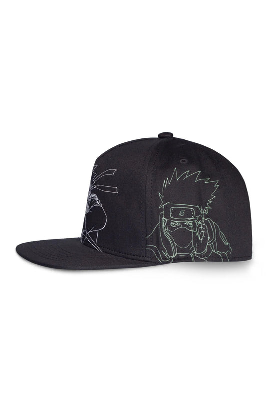 Naruto Shippuden - Outline Characters Snapback Cap (DIFUZED)