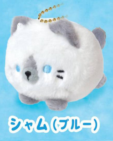 Manmaru Cat Petit Mascot Keychain 6.7cm (Select Character) (YELL JAPAN)