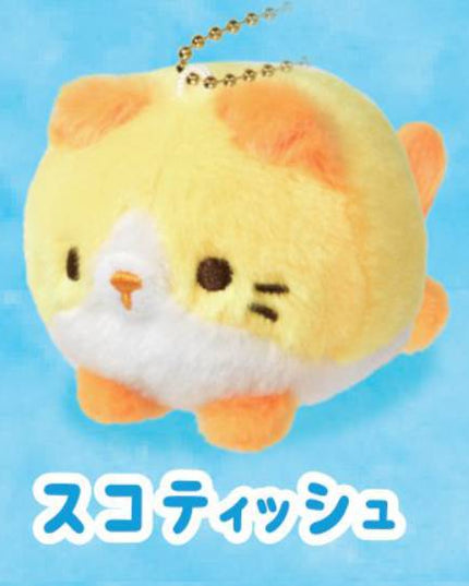 Manmaru Cat Petit Mascot Keychain 6.7cm (Select Character) (YELL JAPAN)