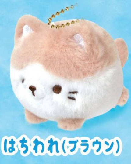 Manmaru Cat Petit Mascot Keychain 6.7cm (Select Character) (YELL JAPAN)