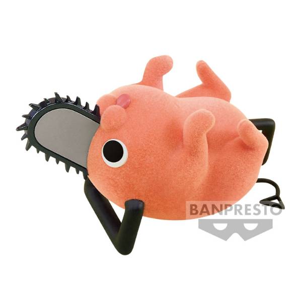Chainsaw Man - Pochita Fluffy Puffy Figure Ver. B (Roll Over) 7cm (BANPRESTO)