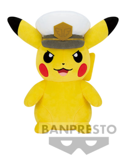 Pokemon - Captain Pikachu Plush 20cm (BANPRESTO)