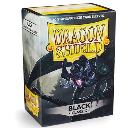 Dragon Shield - Classic Standard Size Sleeves 100pk - Black
