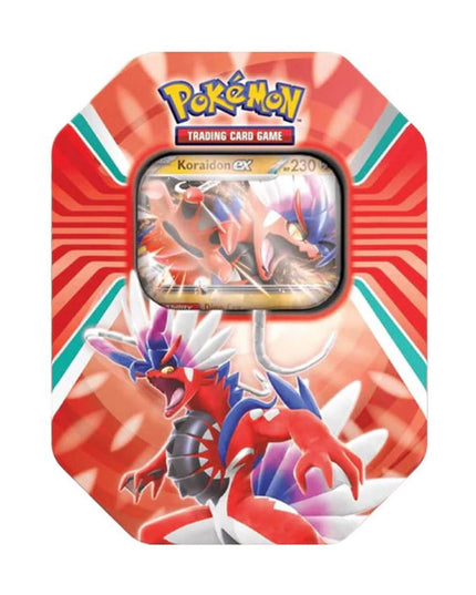 Pokemon TCG: Scarlet & Violet 2 Paldea Legends  - Koraidon EX/Miraidon EX Tin (SELECT OPTION)