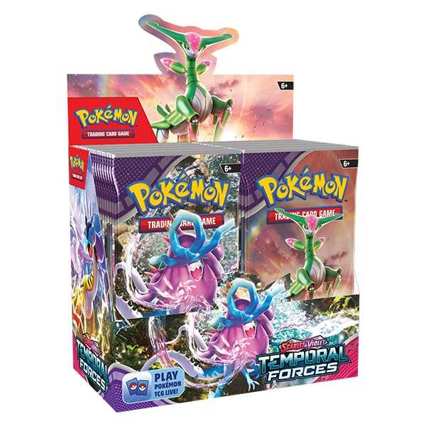 RELEASE 22nd MAR 2024: Pokemon TCG - Scarlet and Violet 5 Temporal Forces - Booster Box