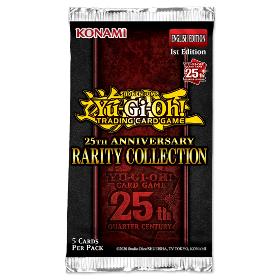 Yu-Gi-Oh! TCG - 25th Anniversary Rarity Collection Booster Pack SINGLE
