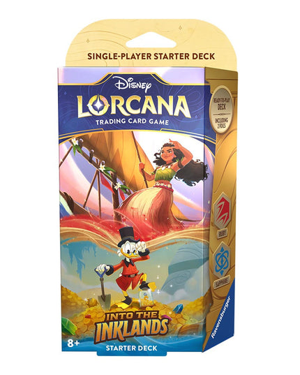Disney Lorcana Trading Card Game Series 3: Into the Inklands – Starter Deck
