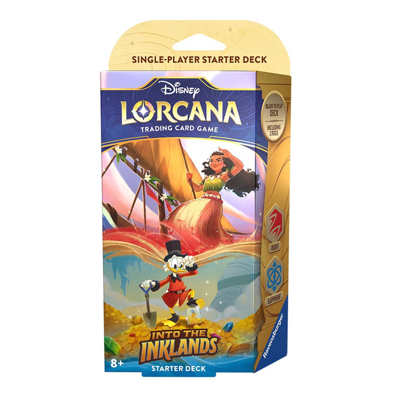 Disney Lorcana Trading Card Game Series 3: Into the Inklands – Starter Deck