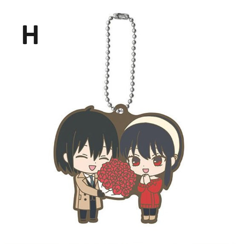 Spy x family - Capsule Rubber Mascot 4 keychain (BANDAI) (SELECT OPTION)