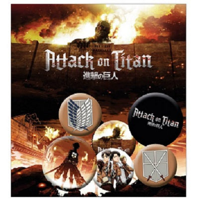 Attack on Titan Badge Button Set (BP0551)