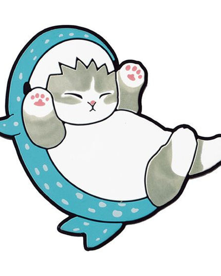 Same-Nyan Rubber Magnets (Select Character) (Cats/Kittens In Shark Outfits/Costumes/Onesie (BANDAI)