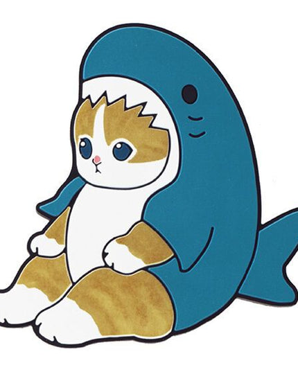 Same-Nyan Rubber Magnets (Select Character) (Cats/Kittens In Shark Outfits/Costumes/Onesie (BANDAI)