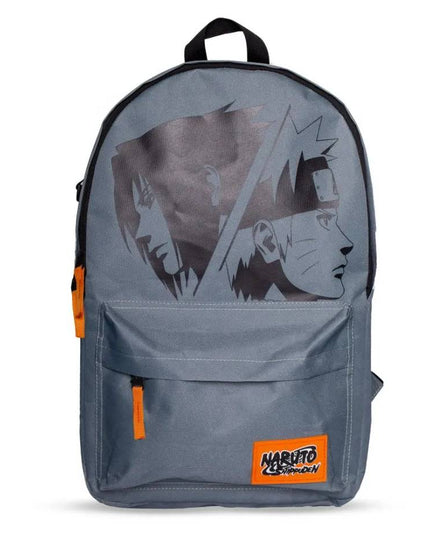 Naruto Shippuden  - Naruto and Sasuke Grey Backpack (DIFUZED)