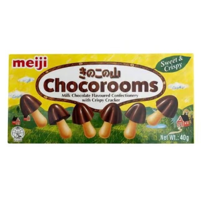 Meiji - Chocorooms Milk chocolate Crispy Wafer 40g