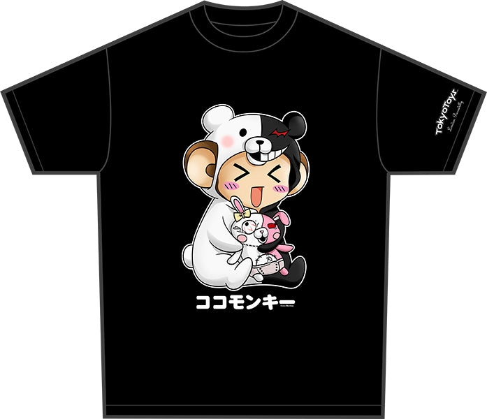 TokyoToys Exclusive Fashion - 'Cokuma' T-Shirt (Monokuma Cosplay Coco Monkey)