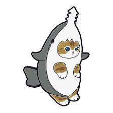 Same-Nyan Rubber Magnets (Select Character) (Cats/Kittens In Shark Outfits/Costumes/Onesie (BANDAI)