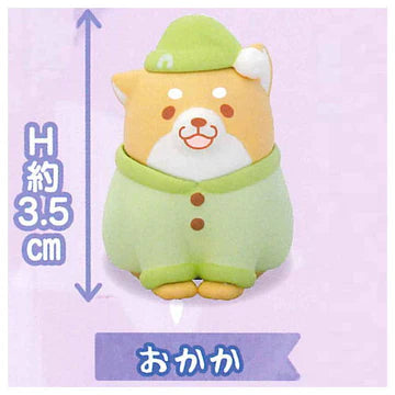 Chuken Mochishiba Dogs Wakuwaku Pajama Party Figure (SK JAPAN)