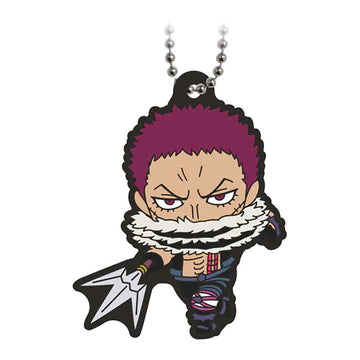 One Piece - Luffy Gear Collection Capsule Rubber Keychains (BANDAI)
