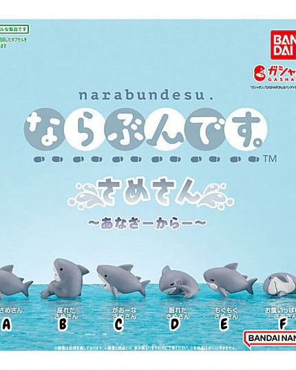 Narabundesu Samesan - Sharks in a Line Mini Figures (BANDAI)