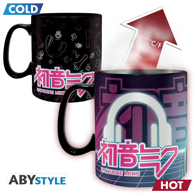Hatsune Miku - Heat Change Mug 460ml (ABYSSE)