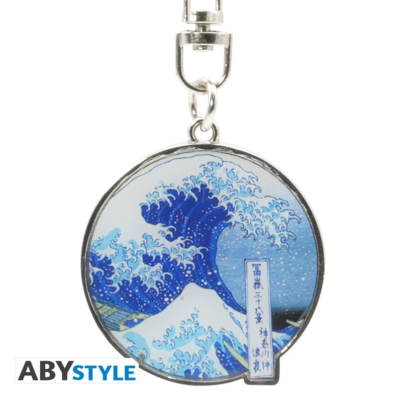 Hokusai Keychain Great Wave (Abykey540)