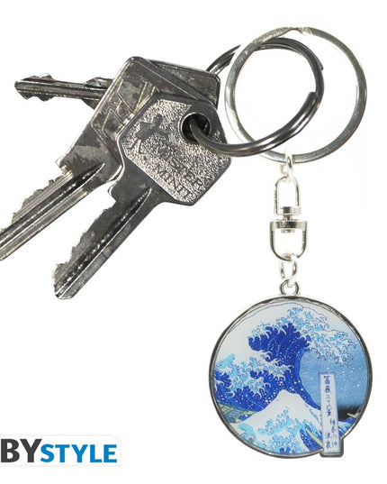 Hokusai Keychain Great Wave (Abykey540)