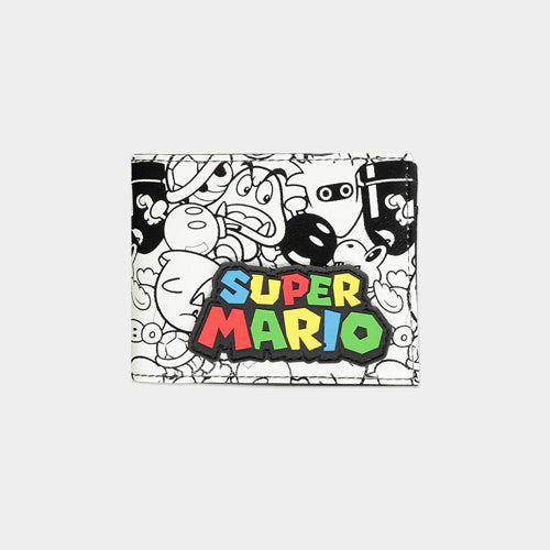 Nintendo - Super Mario AOP Bifold Wallet (MW156053NTN DIFUZED)