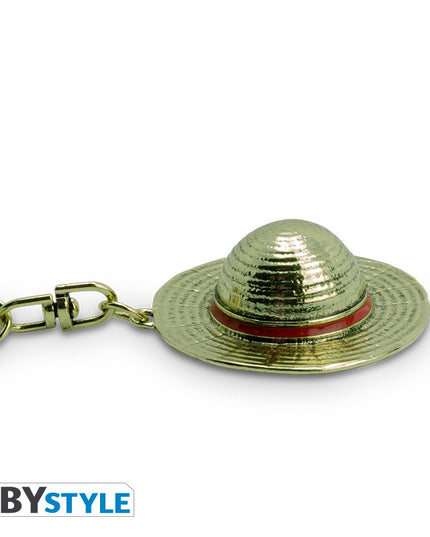 One Piece - Luffy's Hat 3D Metal Keychain (ABYKEY329)
