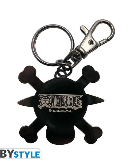 One Piece - Luffy Skull Metal Keychain (ABYSTYLE)