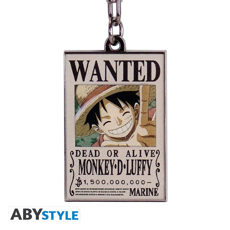 One Piece - Wanted Luffy Metal Keychain (ABYSTYLE)