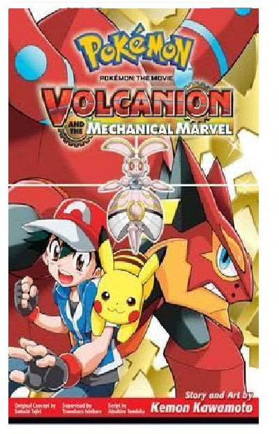 Pokemon the Movie - Volcanion and the Mechanical Marvel Manga Book