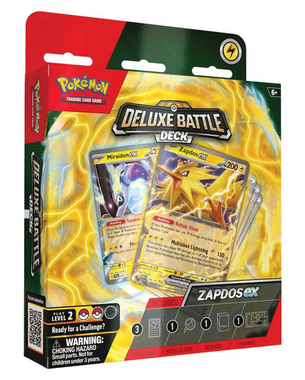 RELEASE 22nd MAR 24: Pokemon TCG - Deluxe Battle Deck - Zapdos EX