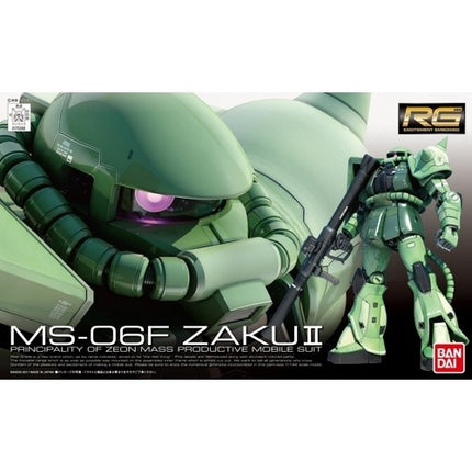 1/144 RG - MS-06F Zaku II - Gundam Model Kit (BANDAI)TokyoToys