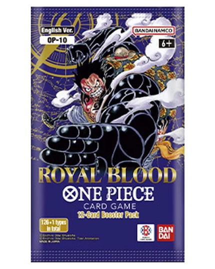 RELEASE 21st MARCH 2025: One Piece TCG -  Royal Blood (OP-10) Booster Pack SINGLE
