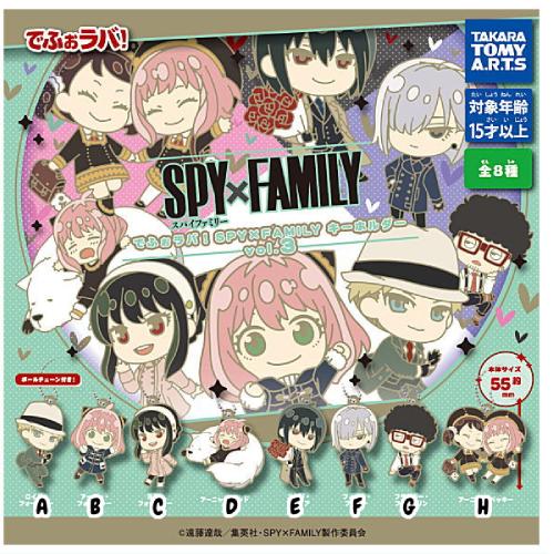 Spy x Family - Rubber Deformed Keychains (SELECT OPTION)